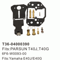 Outboard Marine Carburetor Tune-Up Kits for Parsun T40J, T40G  6F6-W0093-00 - YAMAHA  E40J/E40G - 2 Stroke - T36-04000390 - Parsun